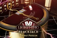 First Person Lightning Blackjack
